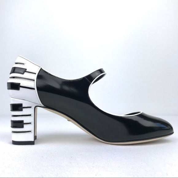 ❤️Host Pick❤️ Dolce Gabbana Black White Piano Shoe - Picture 2 of 8